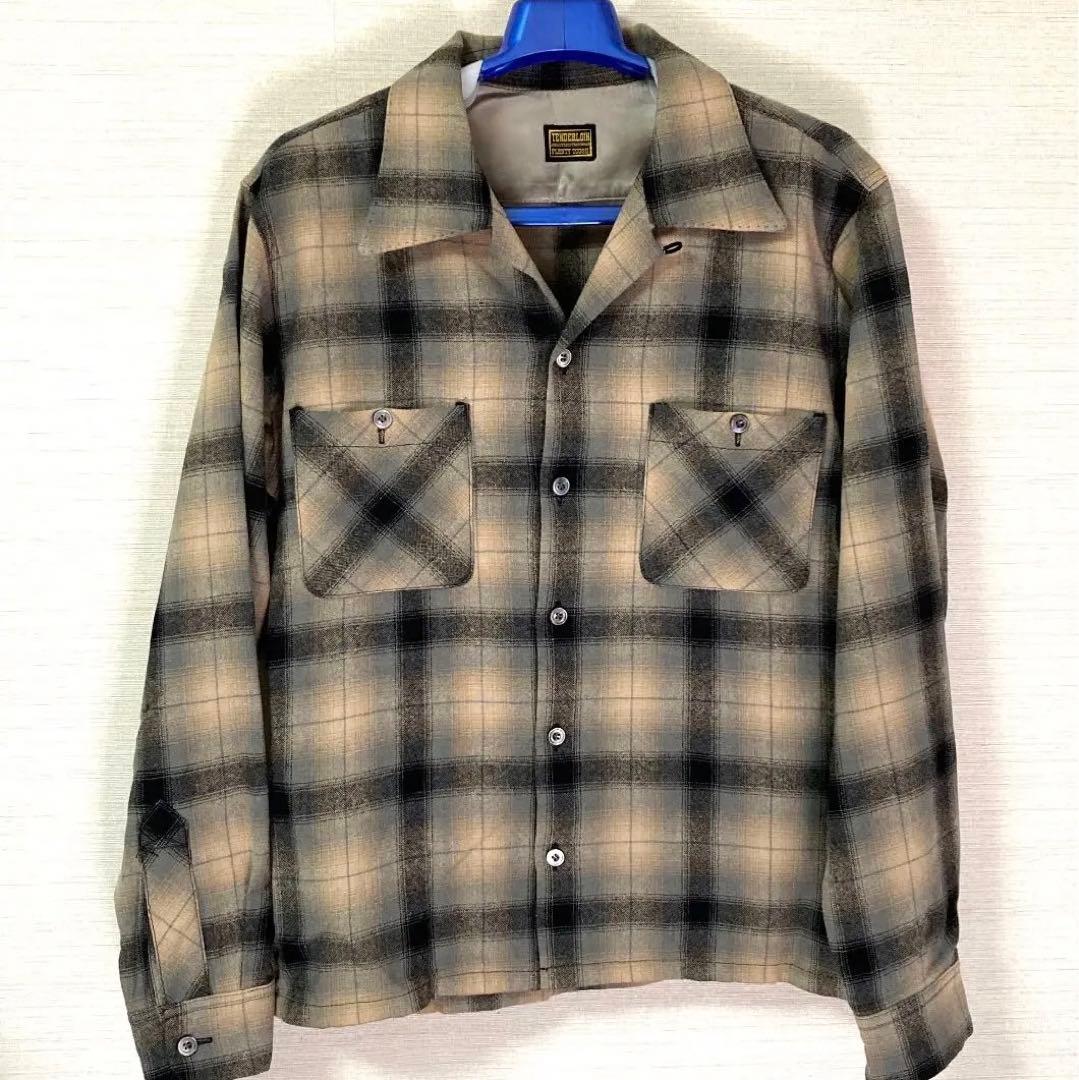 08AW XSサイズ テンダーロイン チェック ネルシャツ キムタク着 - メルカリ
