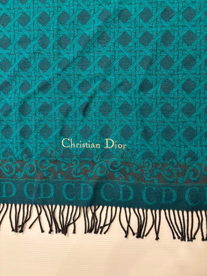 3056◆ChristianDior(クリスチャンディオール)ブランケット★美品