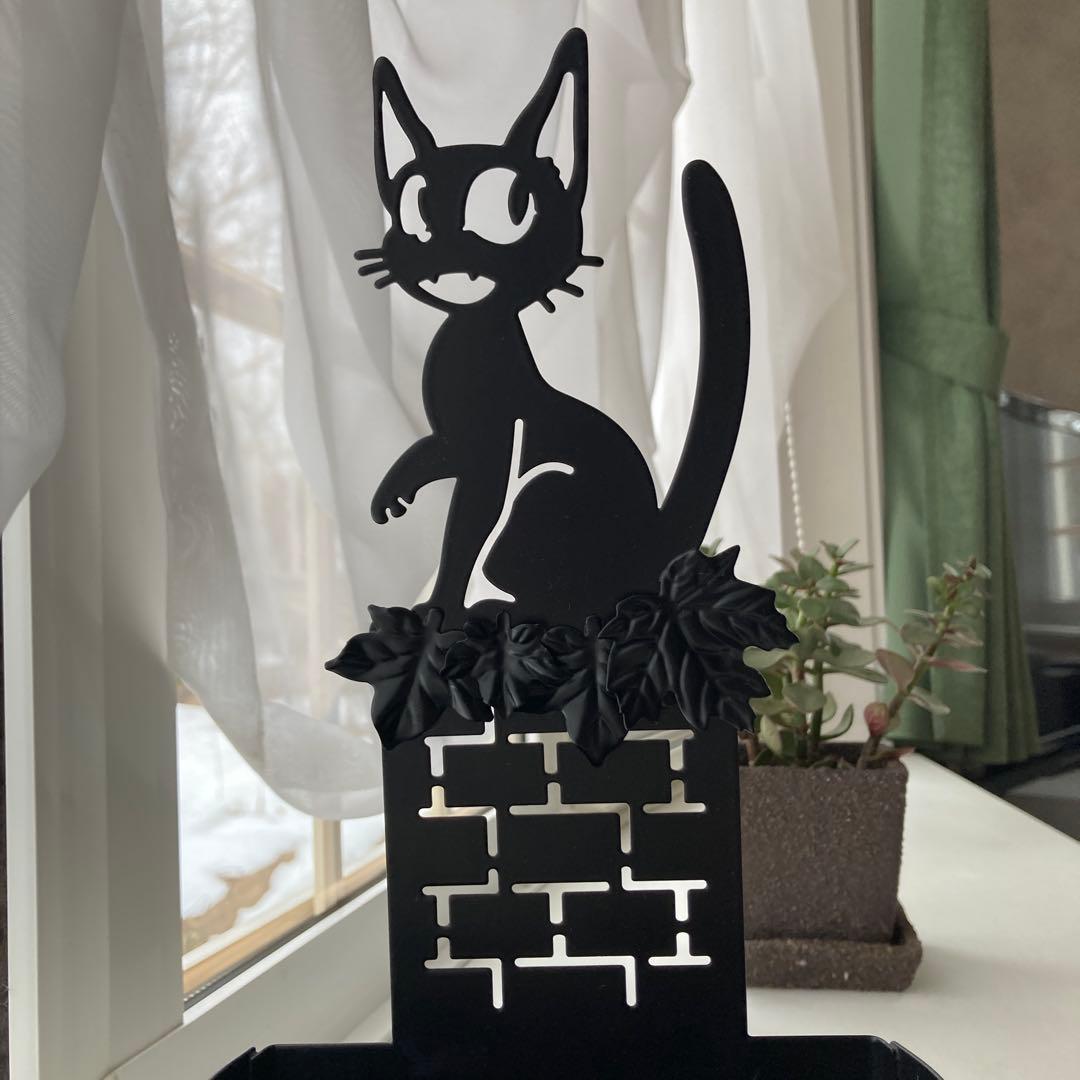 希少】魔女の宅急便 黒猫 ジジ プランター フック付き 壁掛け可能