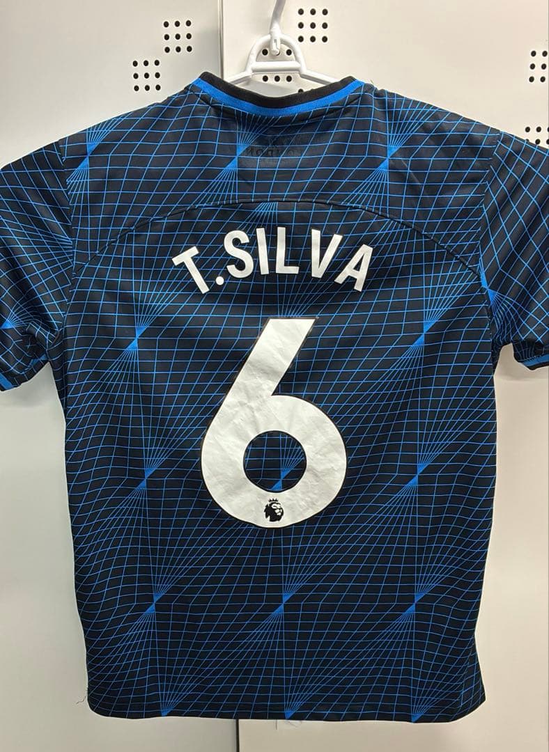 チェルシー 23/24 アウェイ ユニフォーム 半袖 チアゴ・シウバ サイズM