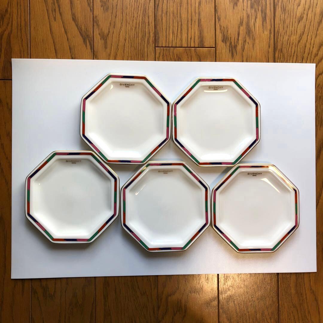 GIVENCHY ジバンシー 八角形ケーキ皿 小皿 5枚セット - メルカリ