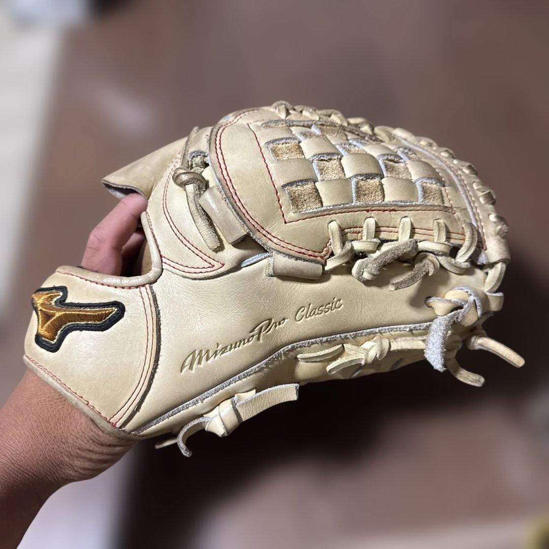 Mizuno Pro Classic 野球用グローブ クリーム色の通販はau PAY