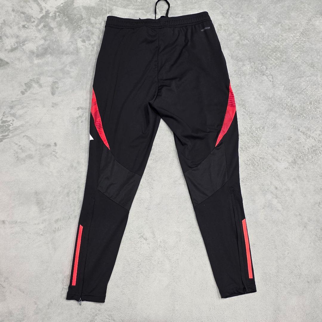 adidas　アディダス　ジャージ上下　L　XL　レッド　ハーフジップ　長袖