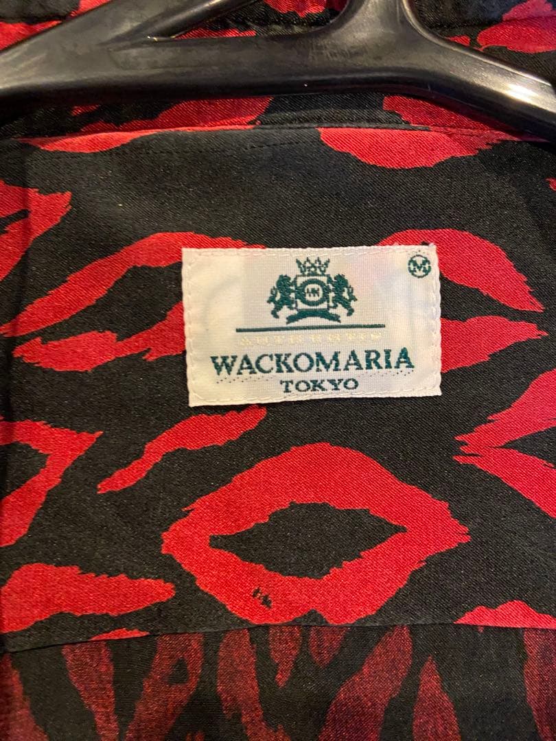 WACKO MARIA 長袖シルクシャツ キスマーク WACKO MARIA consterior.com