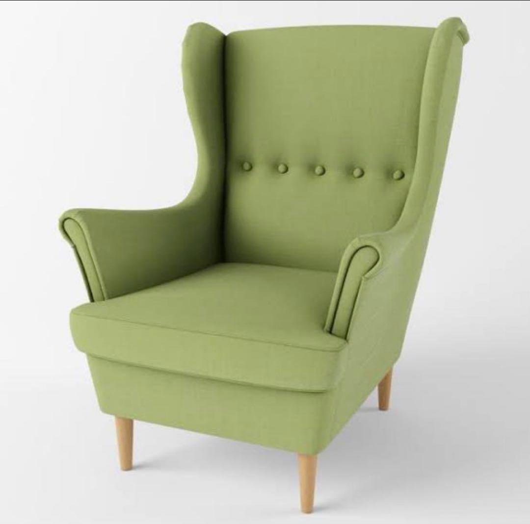 廃盤】IKEA STRANDMON ストランドモン 1人掛けソファ - メルカリ