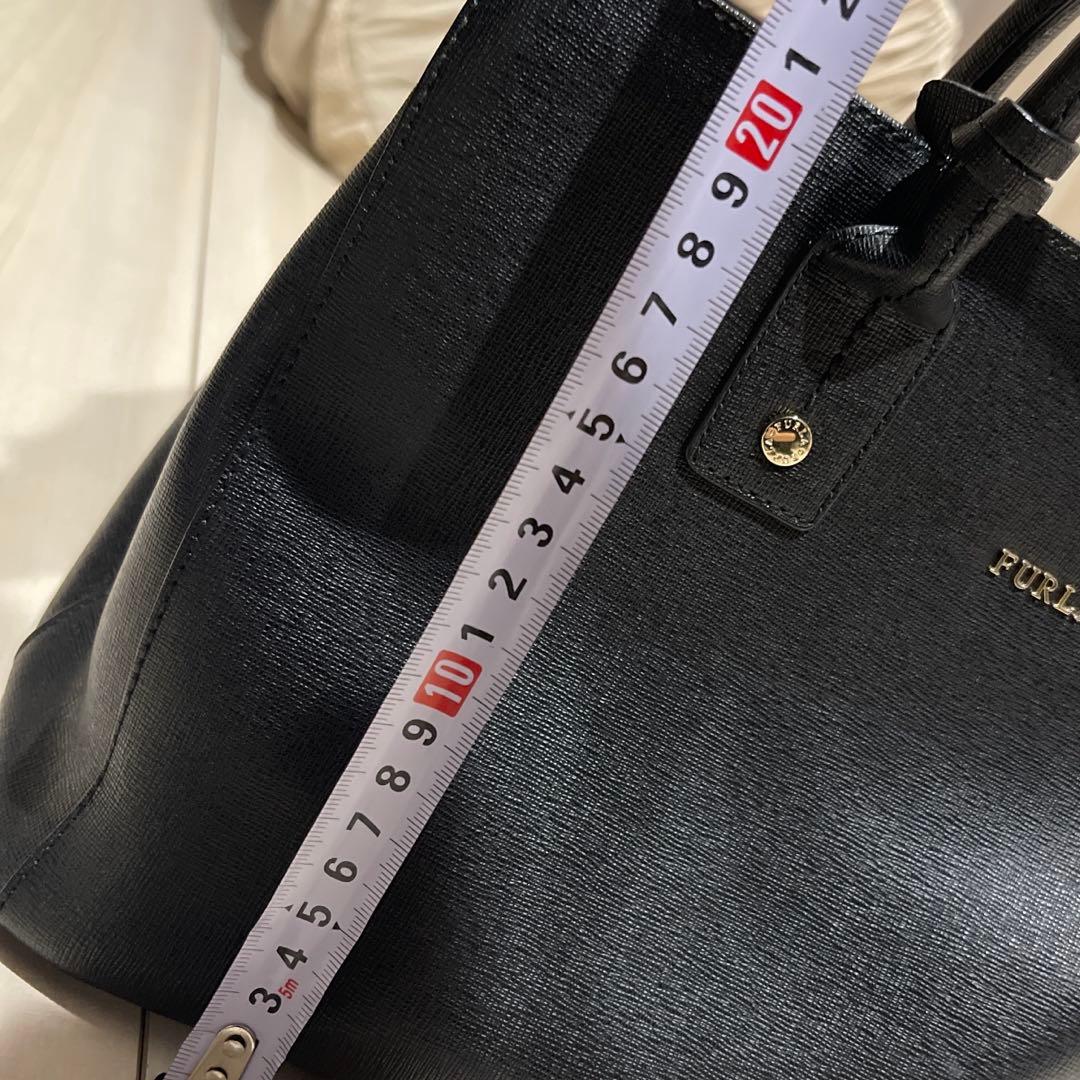 美品 FURLA 2way ショルダーバッグ ハンドバッグ トートバッグ 大容量