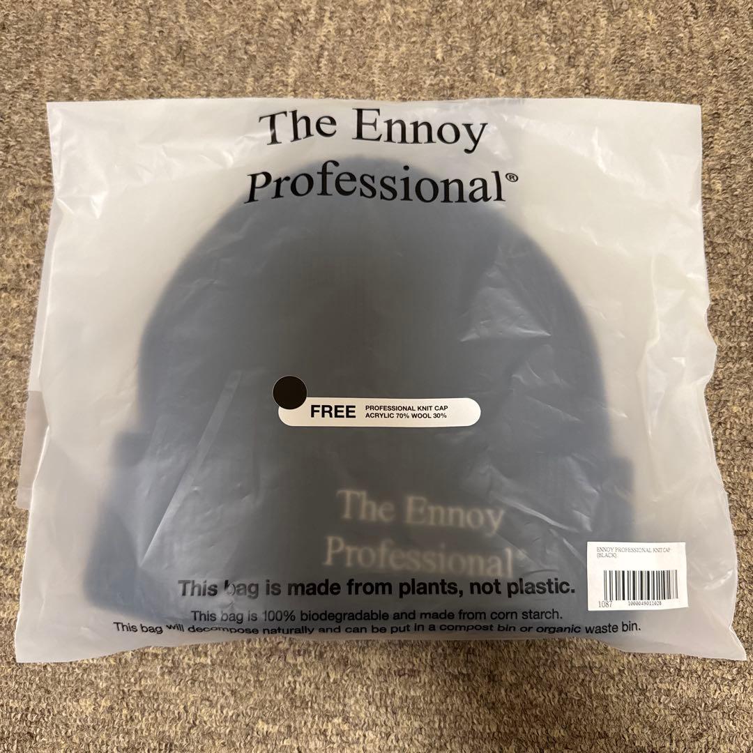 ENNOY ビーニー ニットキャップ ブラック