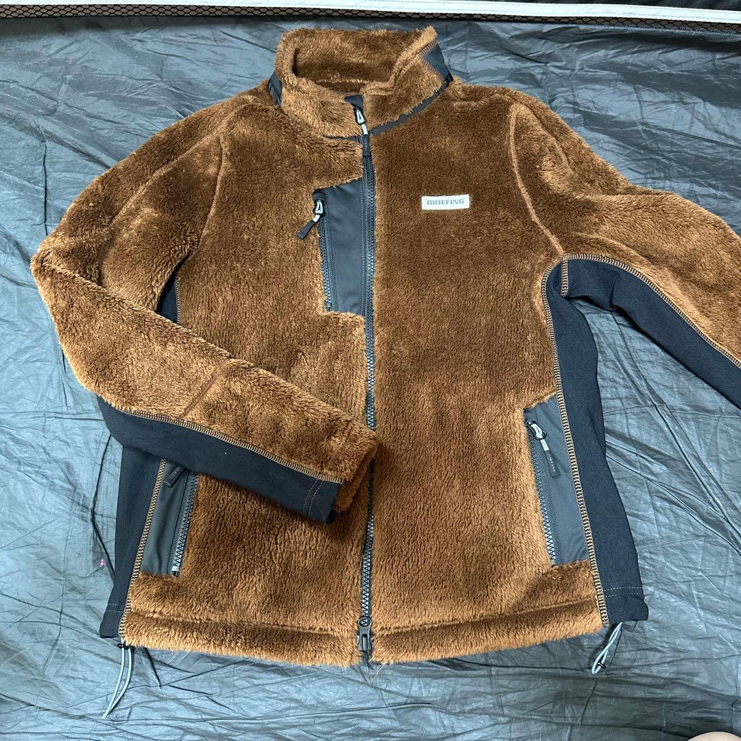 み*ふ様 極美品‼️BRIEFING フリースジャケット&ニット切り替えダウン