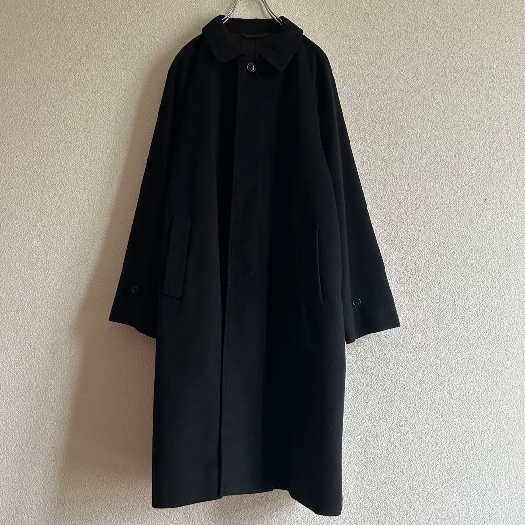 nestRobe CONFECT ステンカラーコート カシミヤ混 ブラック
