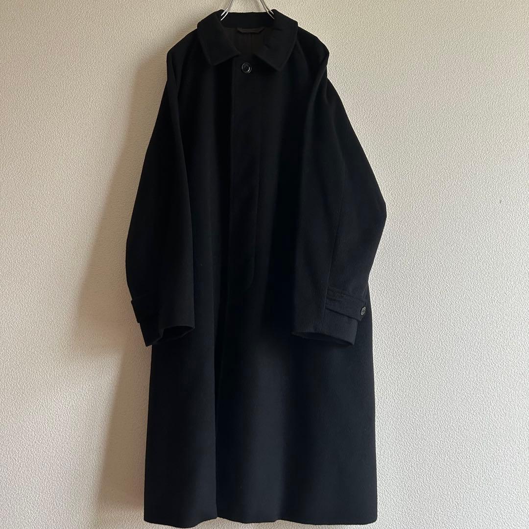 nestRobe CONFECT ステンカラーコート カシミヤ混 ブラック