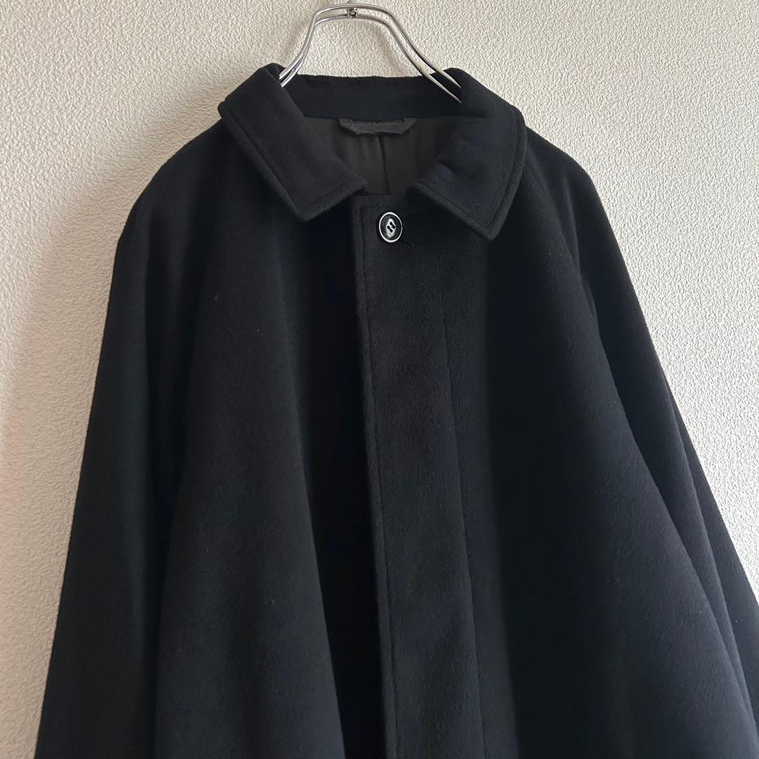 nestRobe CONFECT ステンカラーコート カシミヤ混 ブラック
