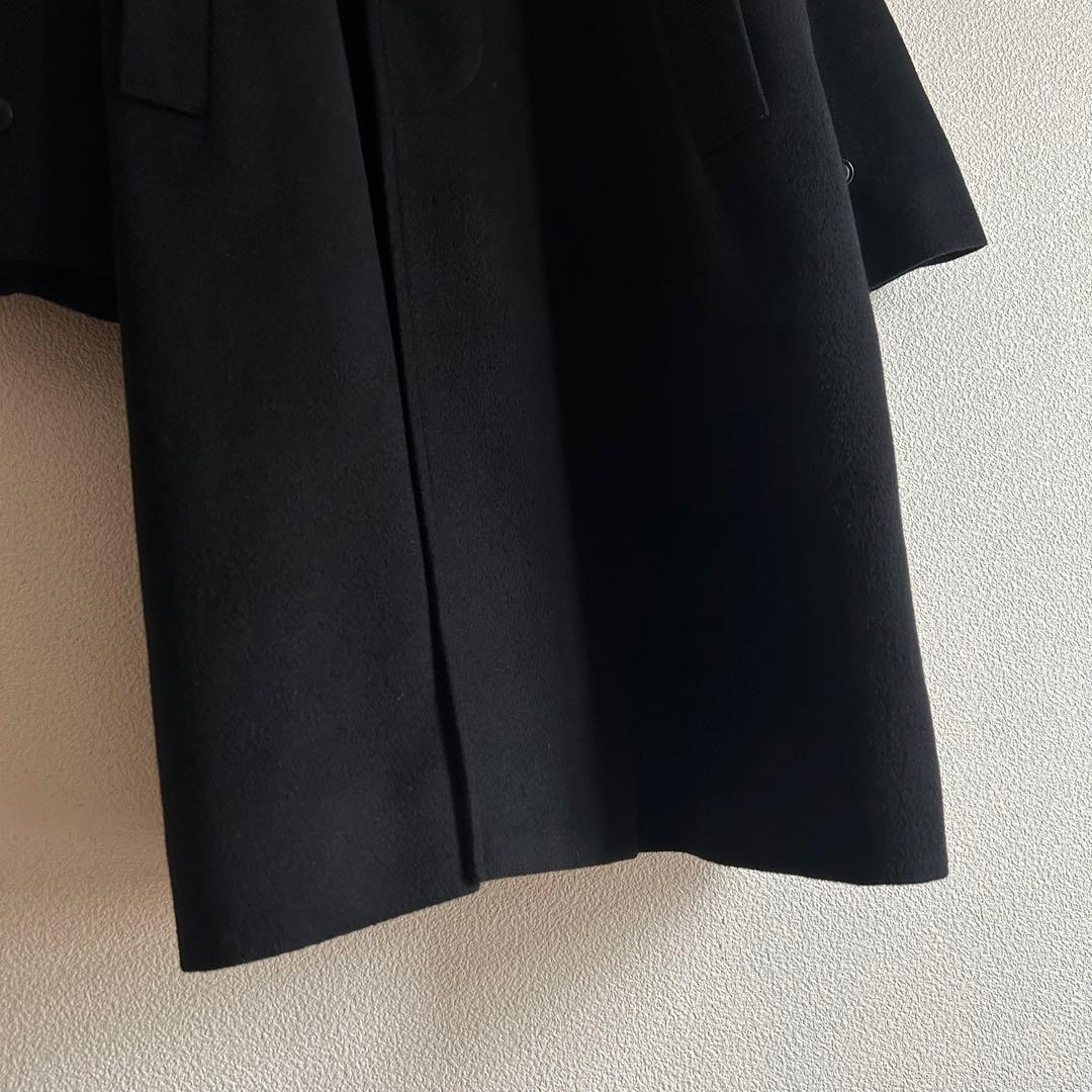 nestRobe CONFECT ステンカラーコート カシミヤ混 ブラック