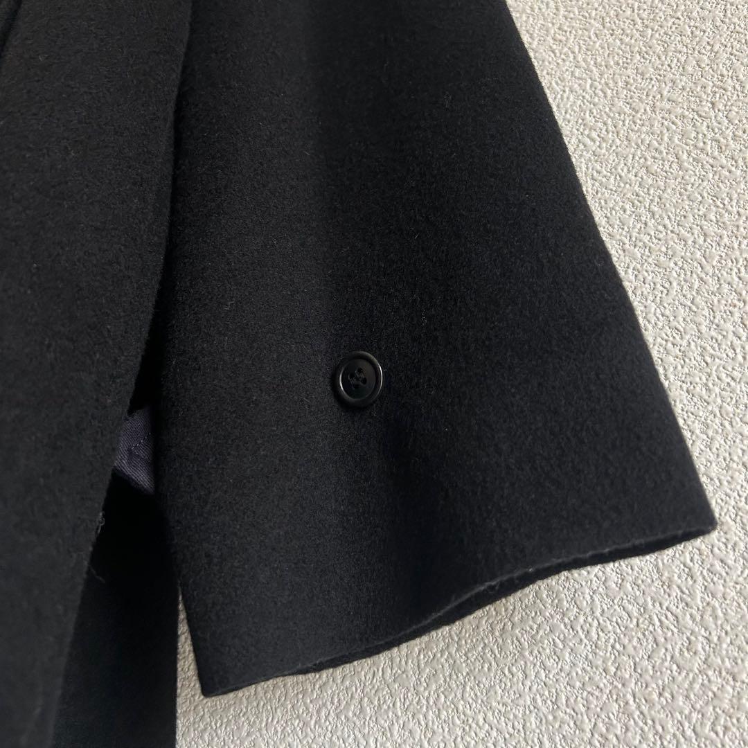 nestRobe CONFECT ステンカラーコート カシミヤ混 ブラック