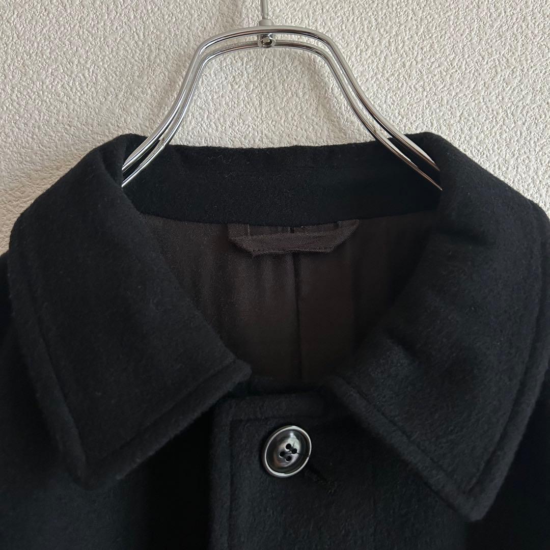 nestRobe CONFECT ステンカラーコート カシミヤ混 ブラック