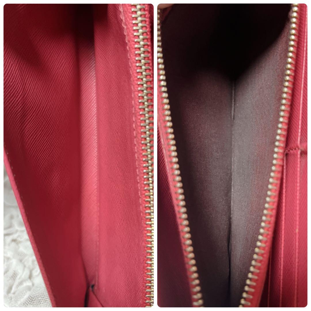 大人気✨PRADA プラダ　長財布　バイカラー　ピンク　黒　白　ウォレット