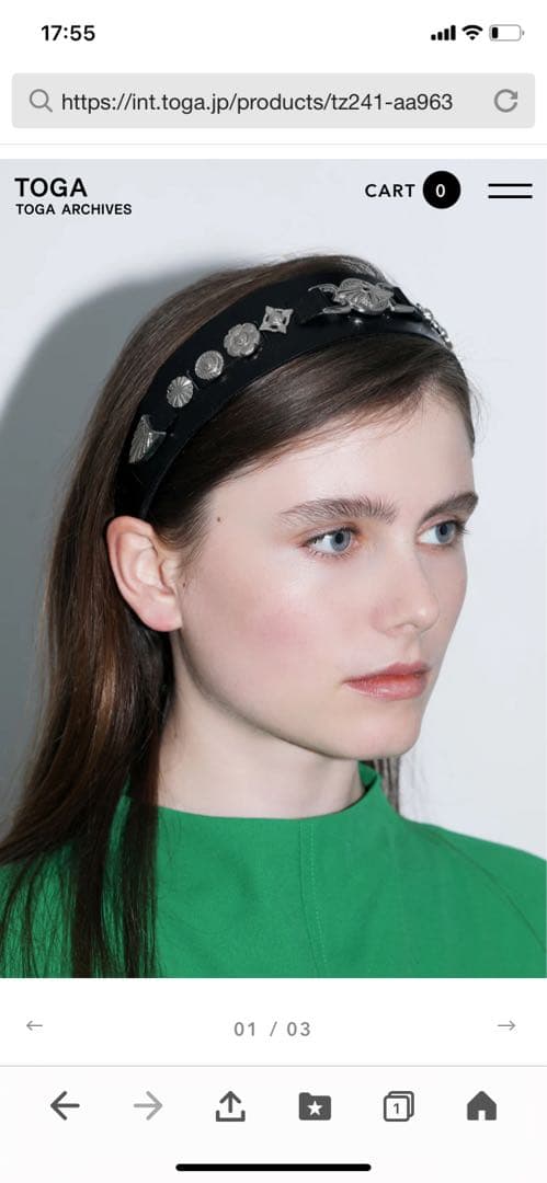 TOGA トーガプルラ カチューシャ ヘアバンド - メルカリ