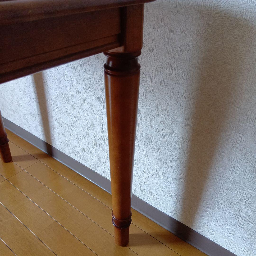 マルニ木工 地中海 片バタ式ダイニングテーブル 15万 伸長式