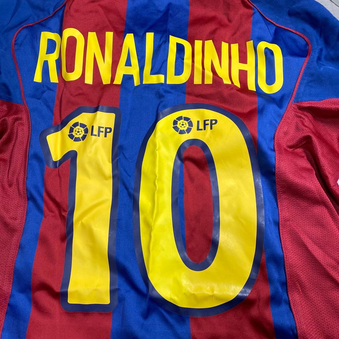 希少価値有り バルセロナ　ロナウジーニョ　サッカー　ユニホーム