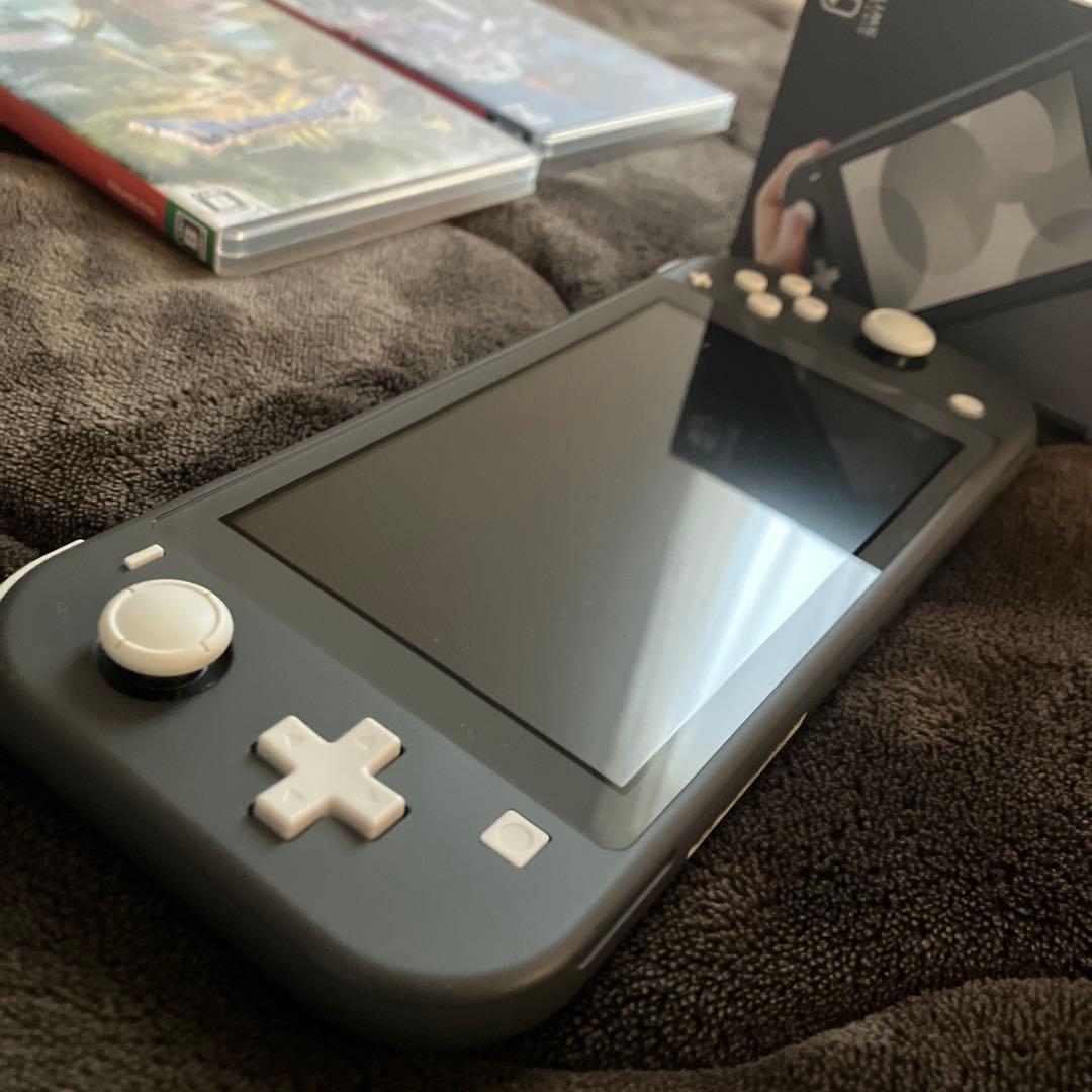 Nintendo Switch Lite グレー 本体 + ゲーム2本
