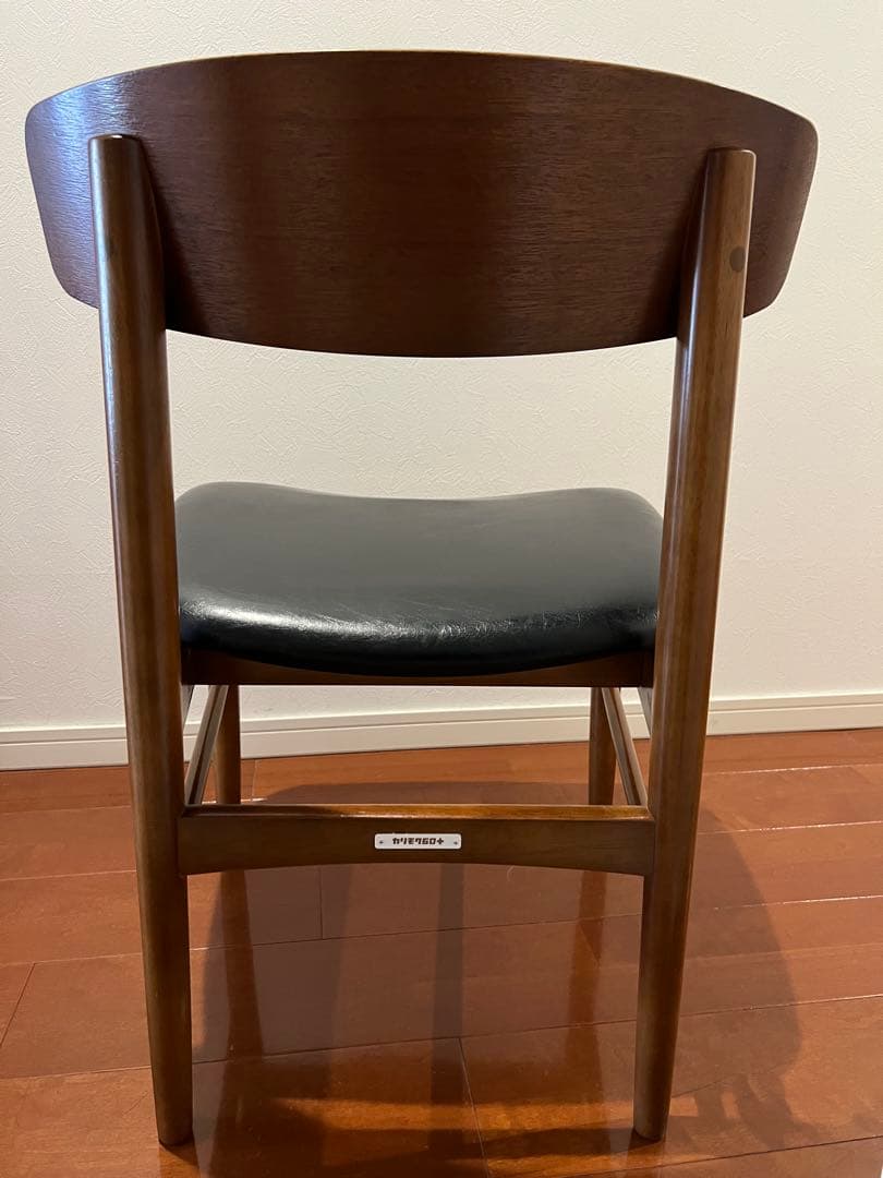 カリモク60 ダイニングチェア Tチェア スタンダードブラック