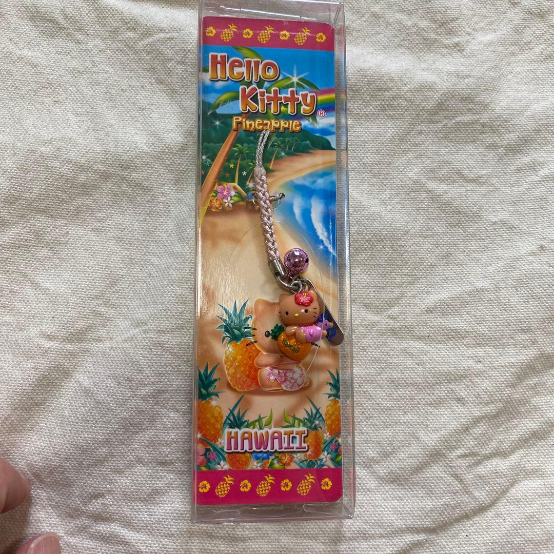 ハローキティ パイナップル ストラップ ハワイ限定