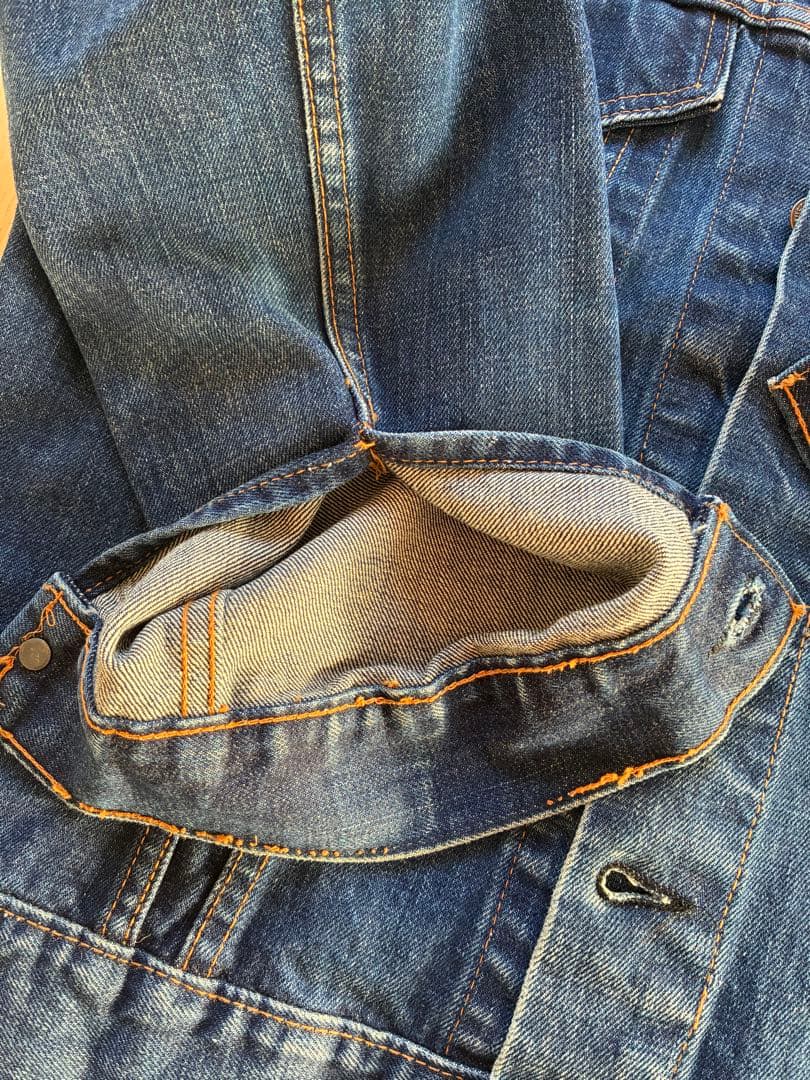 60s〜70s Levi's 70505 bige 42 デニムジャケット　美品