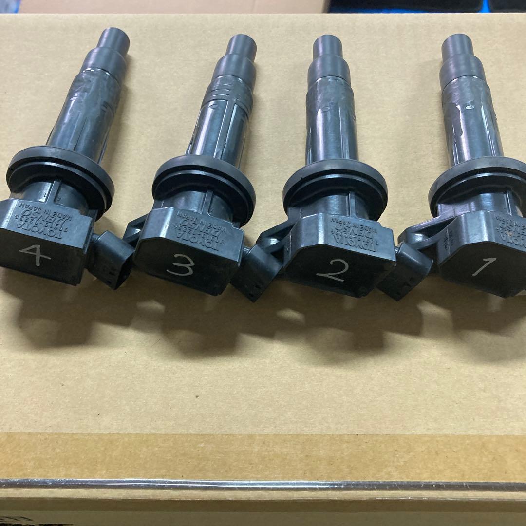アルテッツァ SXE10 後期 イグニッションコイル 4本 DENSO - パーツ