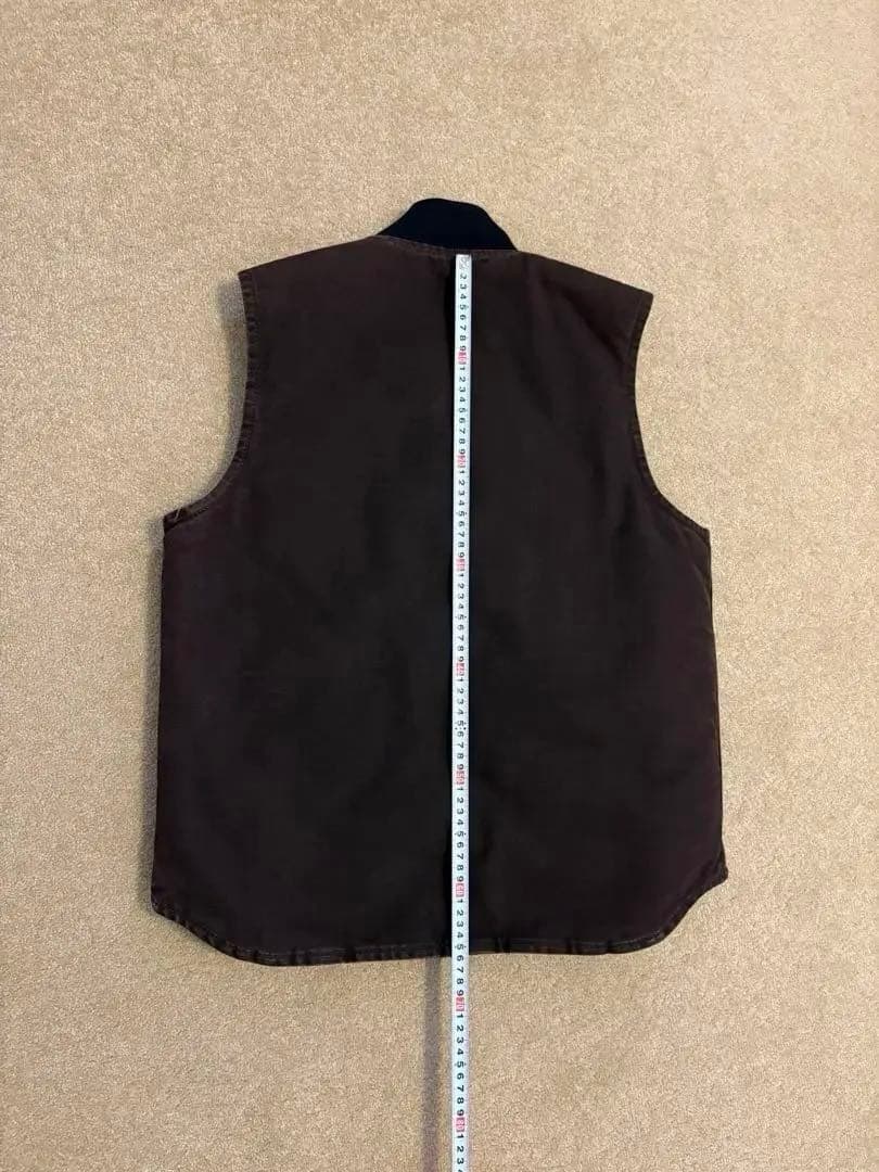 Carhartt ダックベスト ブラウン Mサイズ