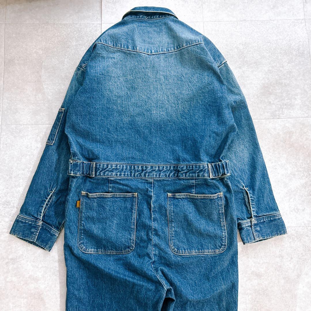 新品タグ付き✨ スピックアンドスパン 5 1/2 デニム オールインワン 近年
