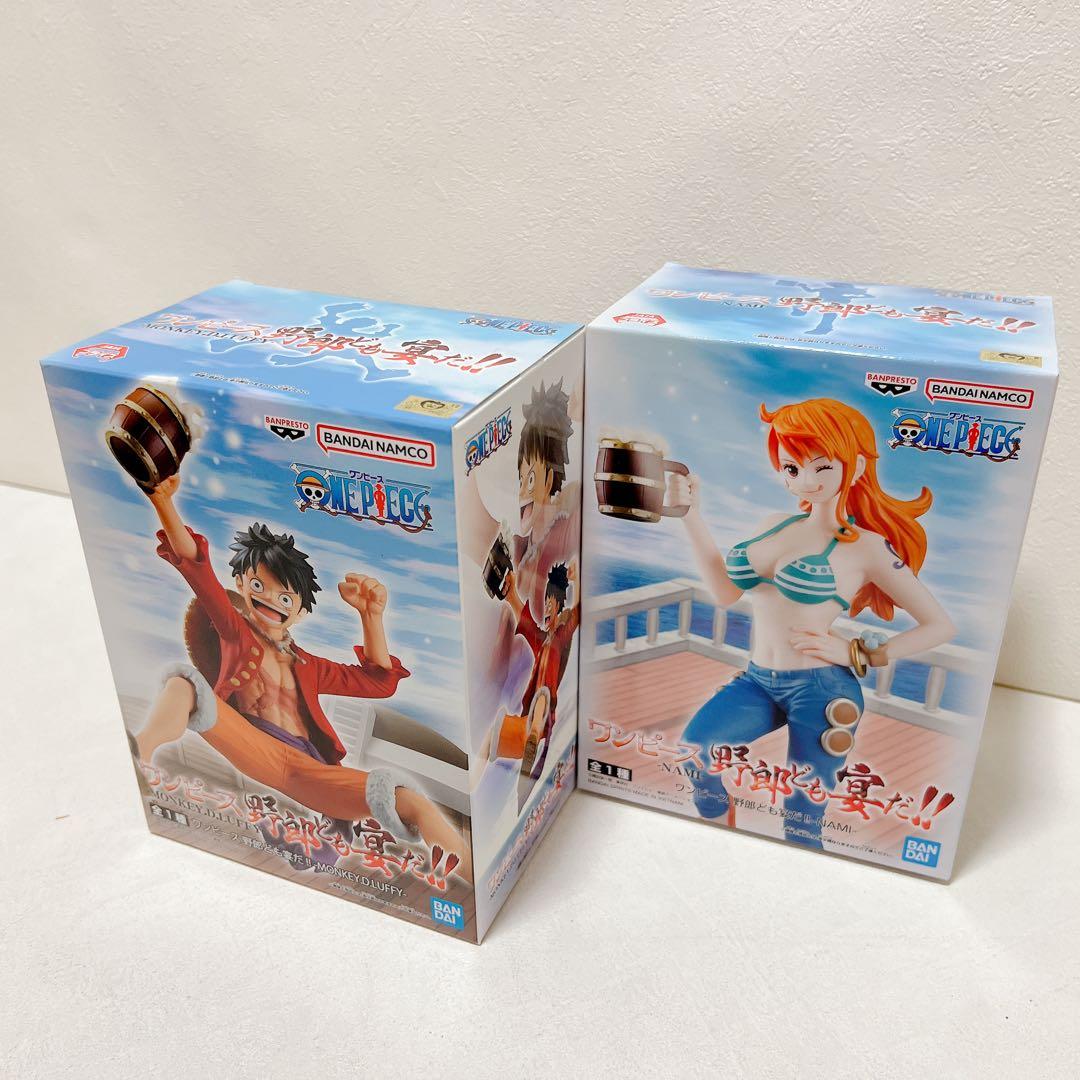 新品未開封】ワンピース 出航 フィギュア 10種 宴だ 2種 12点 プライズ