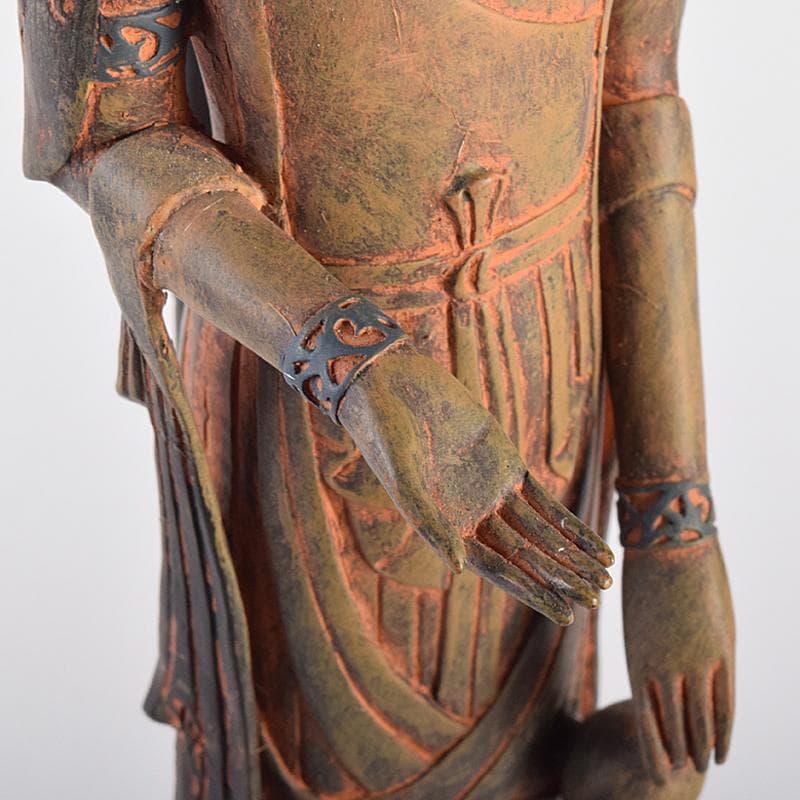 仏教美術　樹脂製　レプリカ　百済観音　仏像　置物　高さ約36㎝　M　R7660B