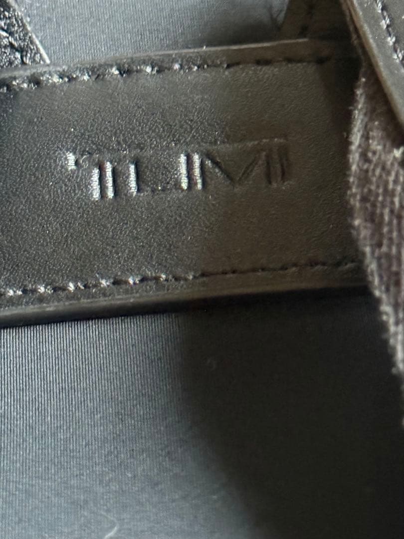 ま*庵様 TUMI ハリソン ブラック 上質ナイロン 本革使いリュックサック ユ