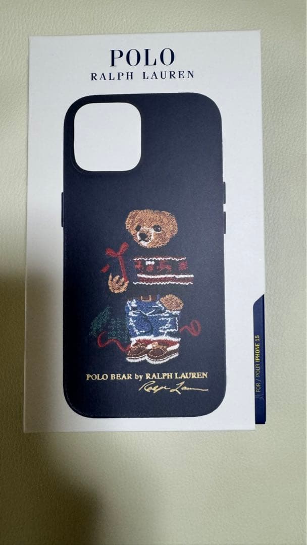 希少 新品未使用品 ポロラルフローレン ポロベア iPhone15 ケース
