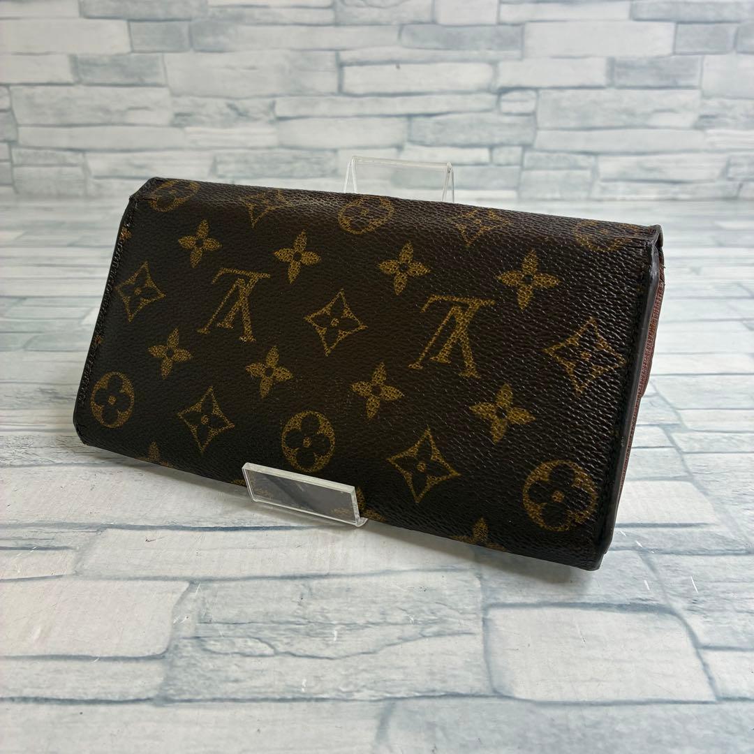 53 ルイヴィトン モノグラム 長財布 二つ折り財布 hq4 VUITTON