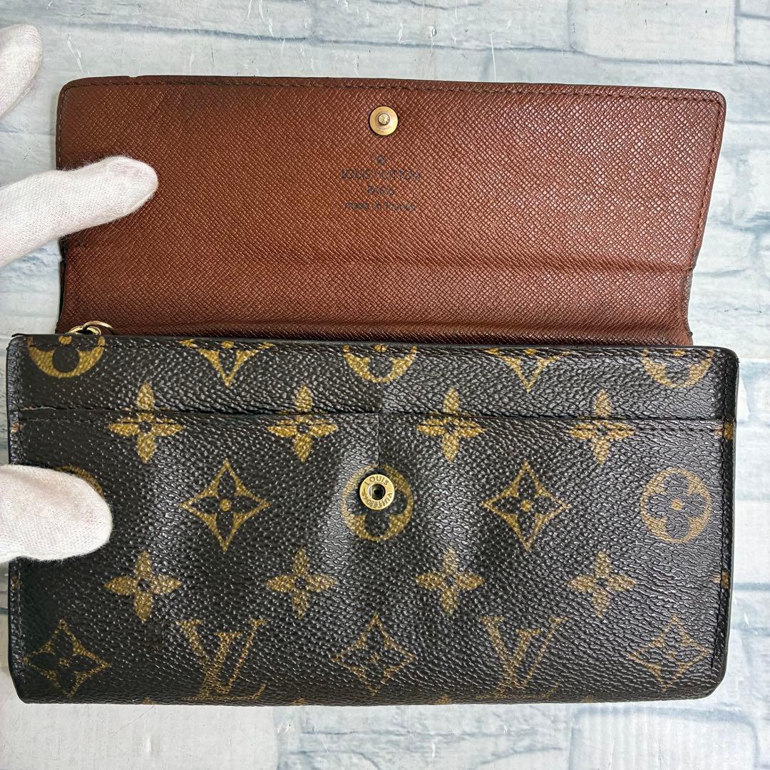 53 ルイヴィトン モノグラム 長財布 二つ折り財布 hq4 VUITTON