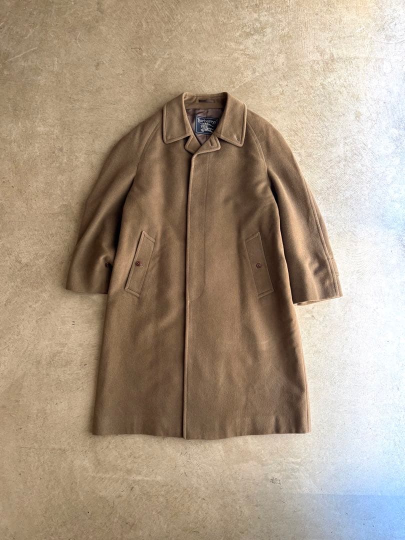 m*い様 ビンテージ Burberrys ウール カシミヤ ステンカラーコート