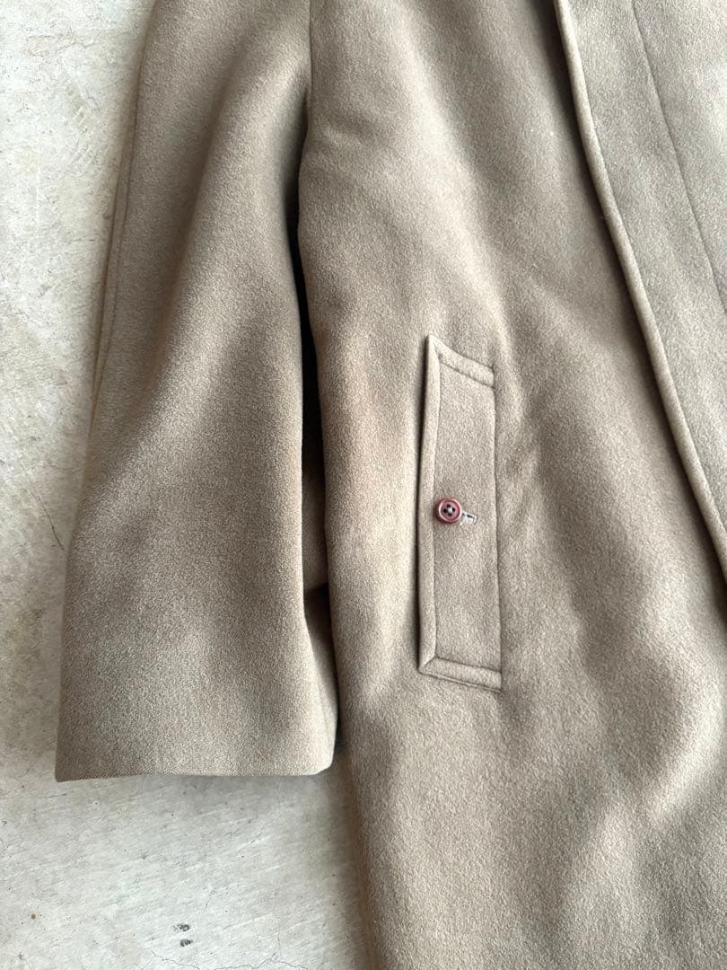 m*い様 ビンテージ Burberrys ウール カシミヤ ステンカラーコート