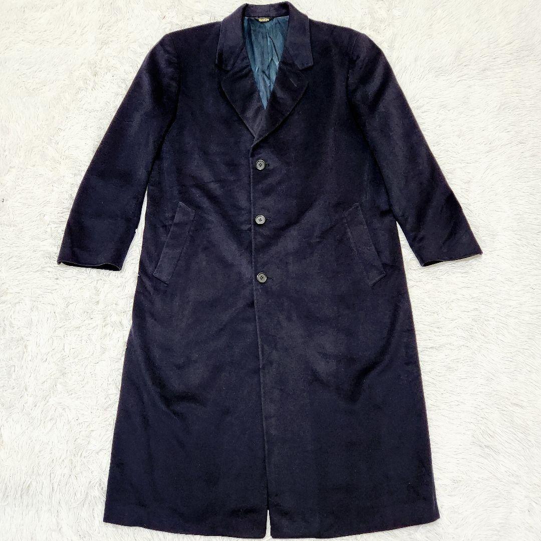 最高級 Loro Piana ラムウール スーパーロングチェスターコートUSA製