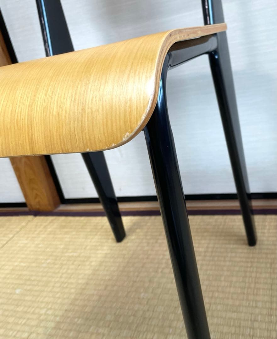 スタンダードチェア　ジャンプルーヴェ　リプロダクト 木目調