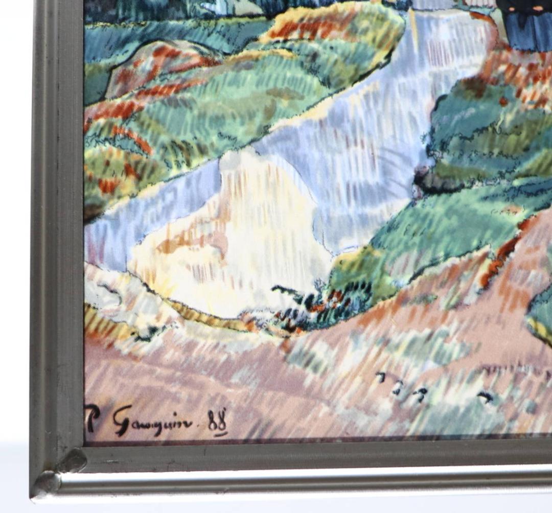 ポール・ゴーギャン ヴィンテージステンドグラス アルルのアリスカン