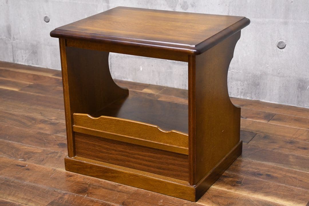 EHK21 カリモク コロニアルシリーズ サイドテーブル ナイトテーブル 電話台