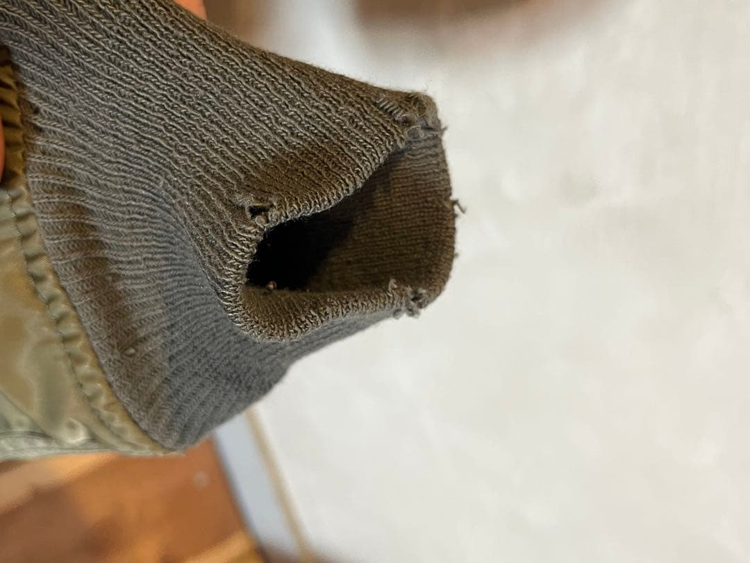 90s ALPHA MA-1 フライトジャケット M オリーブ