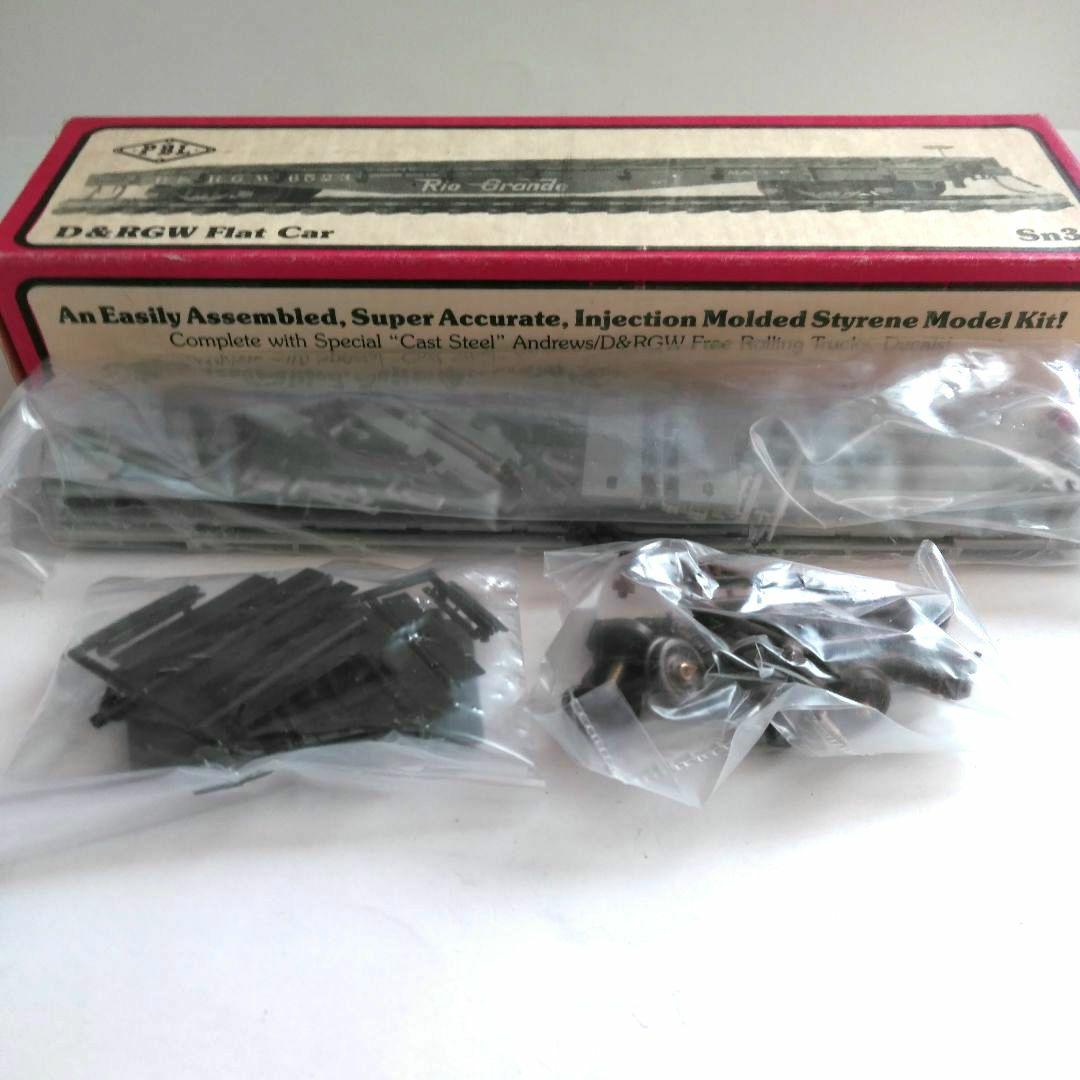 PBL　Sn3(14.3mm)　D&RGW　Flat  Car　組み立てキット