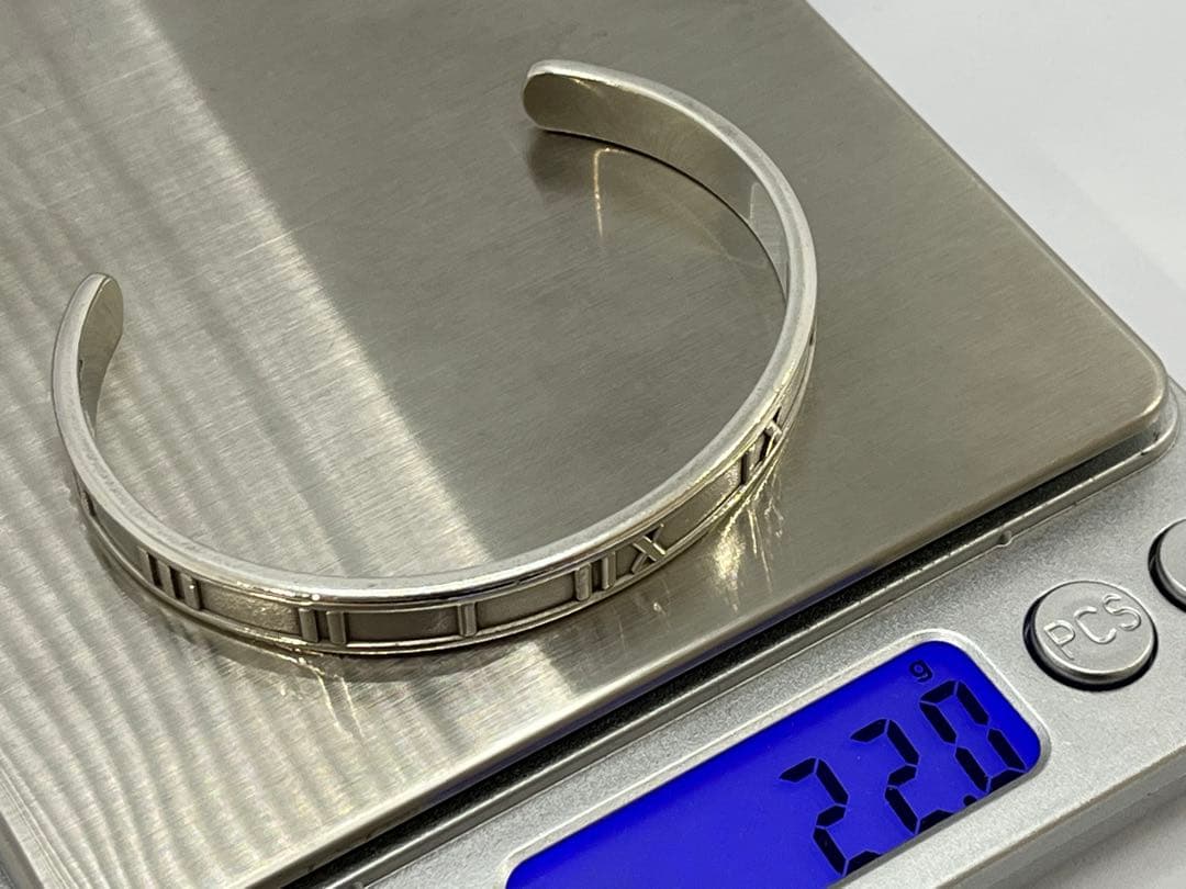 h439 ティファニー　1995 アトラス　バングル　925 ブレスレット