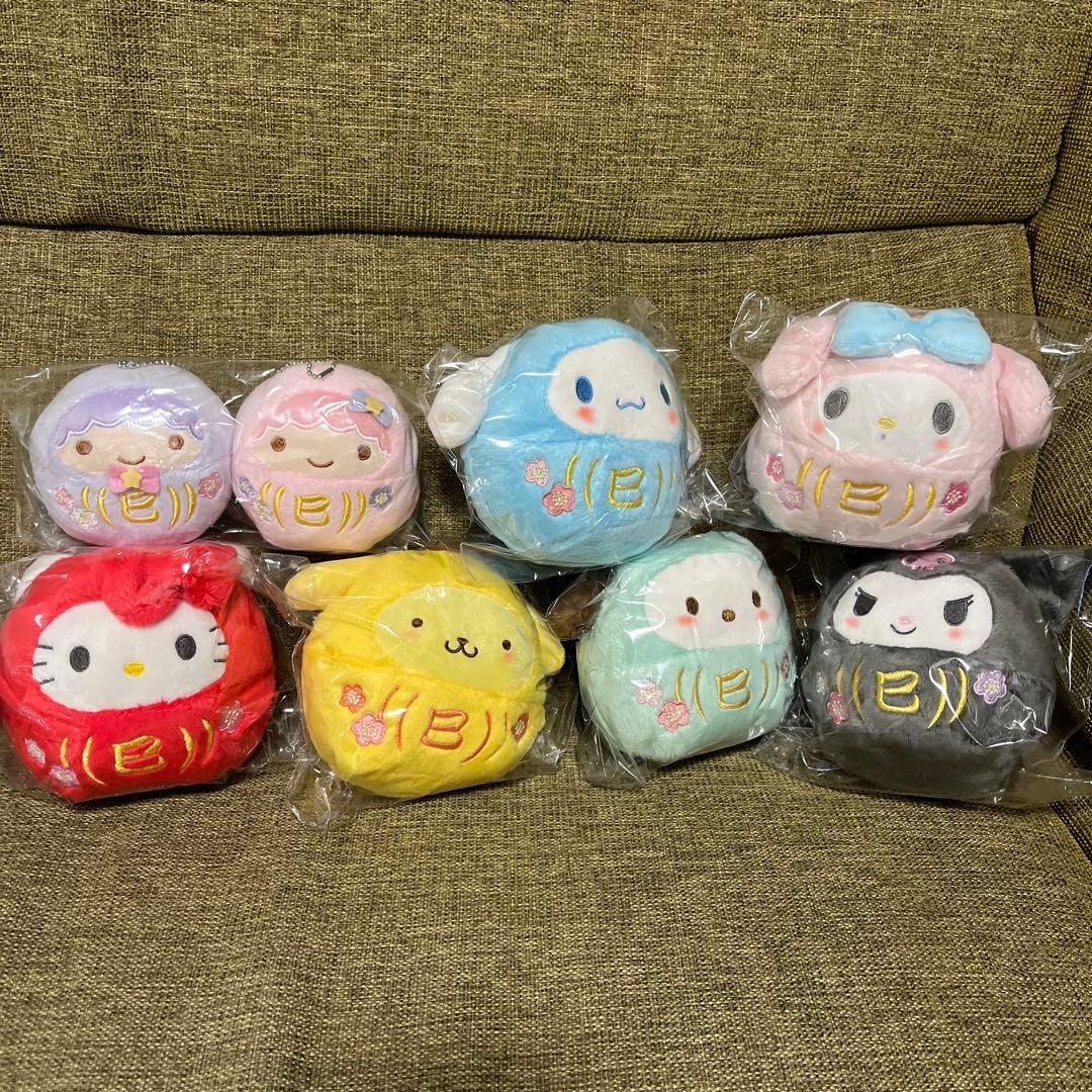 匿名送料込 新品○サンリオ 福袋 干支 マスコット ぬいぐるみ 全7種