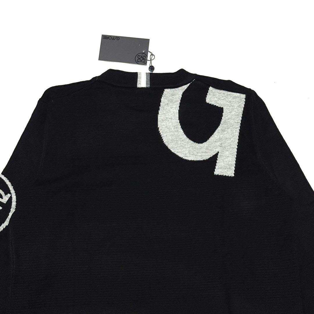 新品タグ付 ジーフォア セーター ブラック Gロゴ 洗練デザイン 高級感
