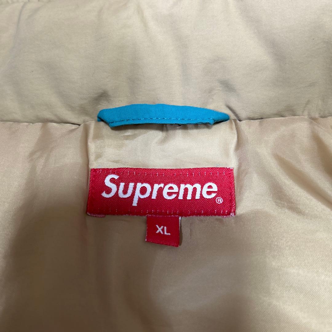【☆最高傑作☆】Supreme ダウンジャケット XL 水色 腕ロゴ 超激レア