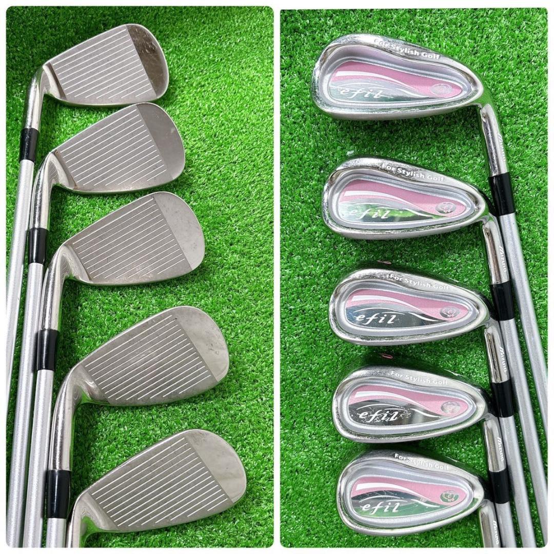 レディース ゴルフクラブ9本セット ミズノ エフィル MIZUNO efil
