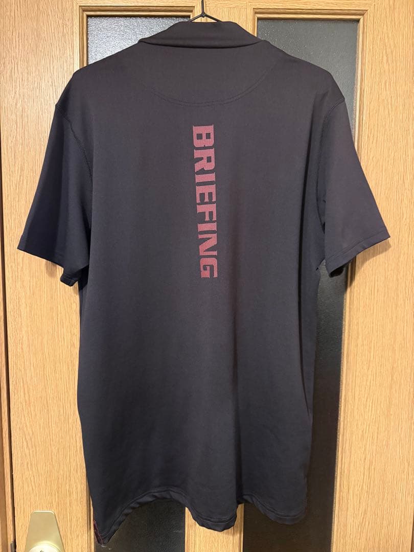 BRIEFING ブラック ポロシャツ