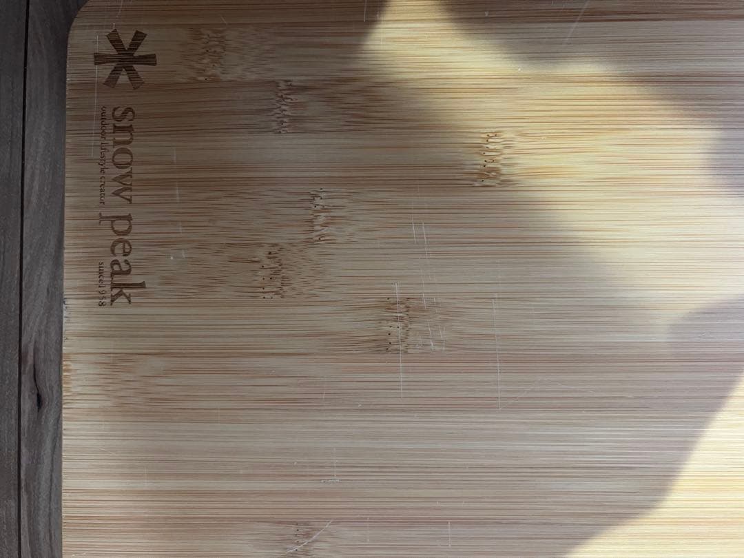  peak スノーピーク　フォールディングシェルフ　ロング竹